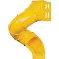 Playstar PS 8821 Spiral Tube Slide, HDPE, Yellow, For 48 in, 60 in Playdeck PS8823PS8821
